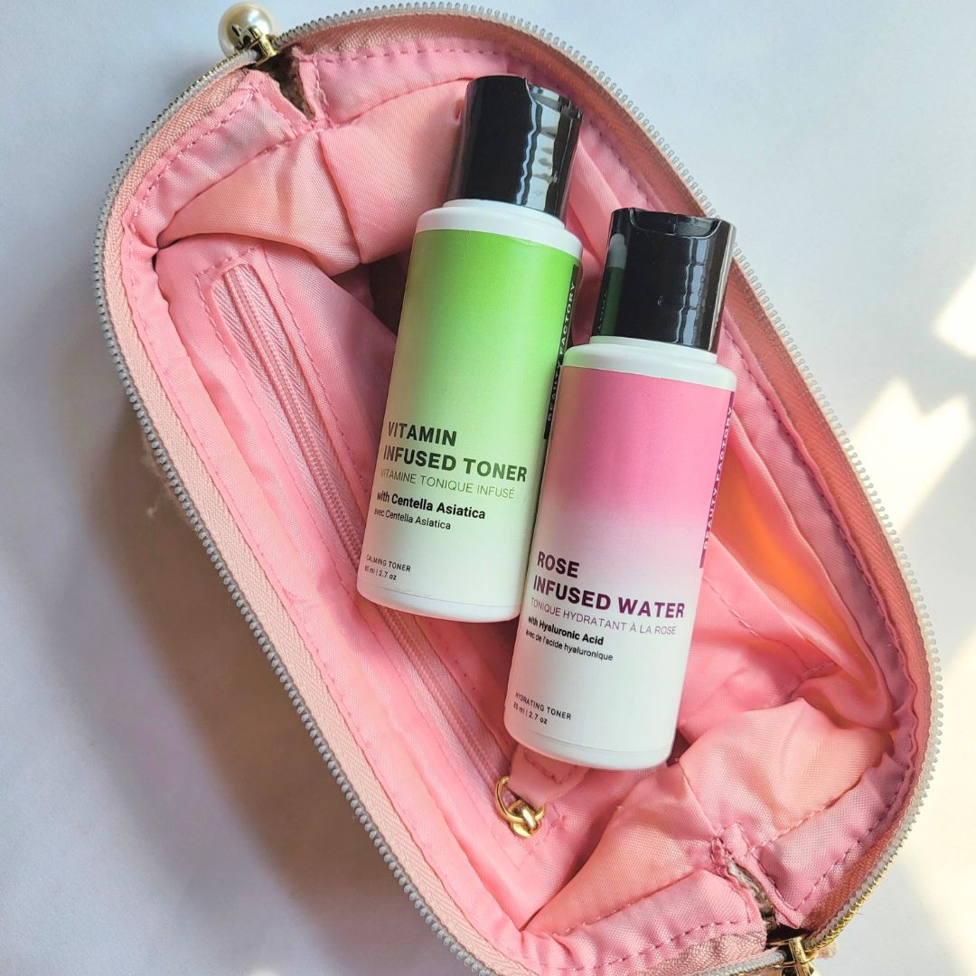 Beauty Factory Rose Water & Vitamin Toner Set (Travel Size)